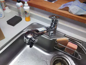 愛知県豊田市のお客様のキッチン水栓交換工事