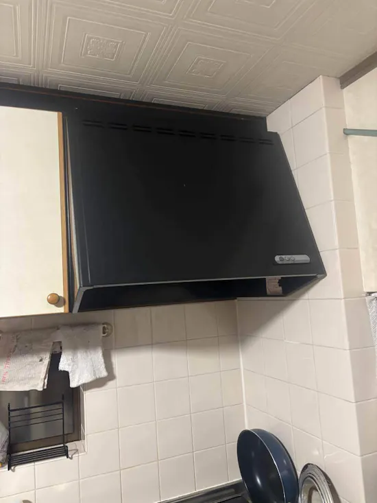 工事前　三重県四日市市のお客様のビルトインコンロ・ガスコンロ工事