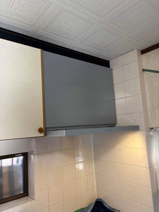 工事後　三重県四日市市のお客様のビルトインコンロ・ガスコンロ工事