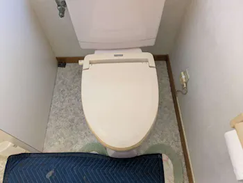 静岡県静岡市葵区のお客様の便座交換工事　具体的な工事内容2