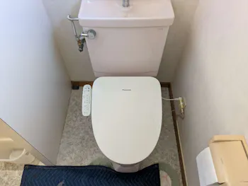 静岡県静岡市葵区のお客様の便座交換工事　具体的な工事内容1