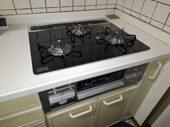 宮城県富谷市のお客様のビルトインコンロ・ガスコンロ工事