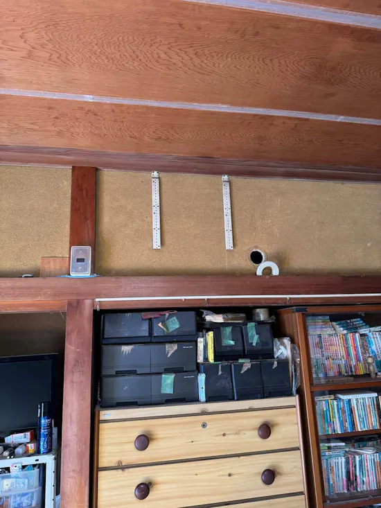 工事前　茨城県取手市のお客様のエアコン工事