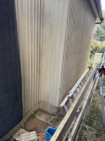 茨城県取手市のお客様のエアコン工事　具体的な工事内容2