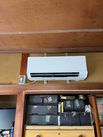 茨城県取手市のお客様のエアコン工事