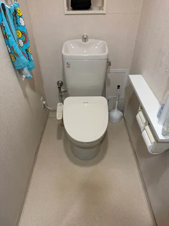 静岡県浜松市中央区のお客様の便座交換工事