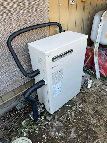 茨城県古河市のお客様の給湯器工事