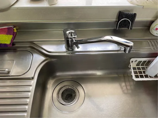 工事後　長野県小諸市のお客様の水栓工事