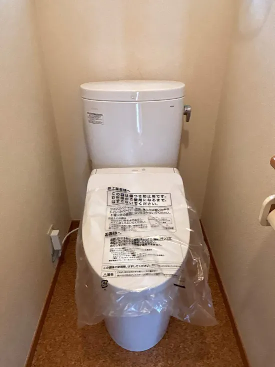 工事後　群馬県前橋市のお客様のトイレ工事