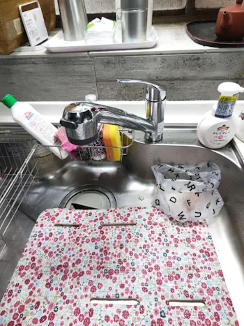 福島県いわき市のお客様のトイレパック・キッチン水栓交換工事　具体的な工事内容2