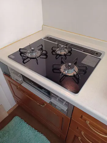 東京都八王子市のお客様のビルトインコンロ交換工事