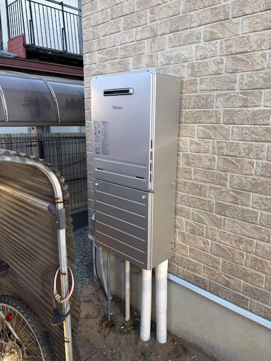 工事後　茨城県土浦市のお客様の給湯器工事