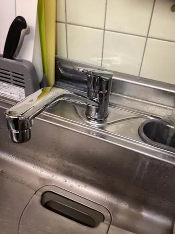 神奈川県平塚市のお客様のキッチン水栓.洗面台排水工事