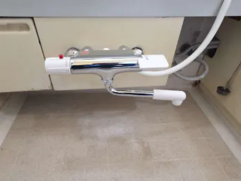 栃木県塩谷郡のお客様の浴室・キッチン水栓工事