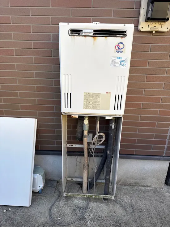 工事前　千葉県茂原市のお客様の給湯器工事