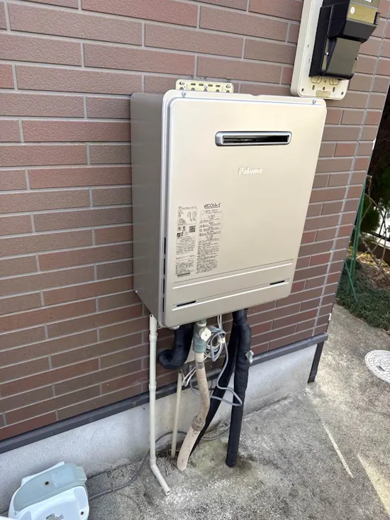 工事後　千葉県茂原市のお客様の給湯器工事