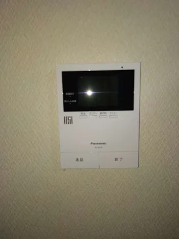 東京都青梅市のお客様のドアホン交換工事(既存配線利用）