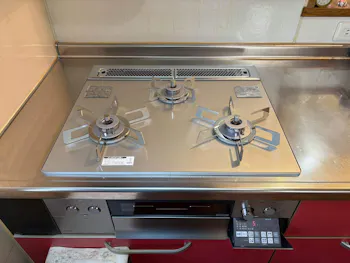 神奈川県厚木市のお客様のビルトインコンロ・ガスコンロ工事