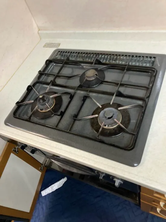 工事前　東京都練馬区のお客様のビルトインコンロ・ガスコンロ工事