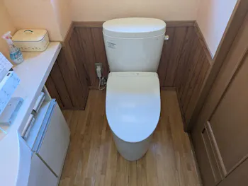 静岡県周智郡森町のお客様のトイレ工事