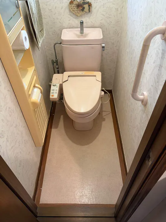 工事前　埼玉県鴻巣市のお客様のトイレ工事