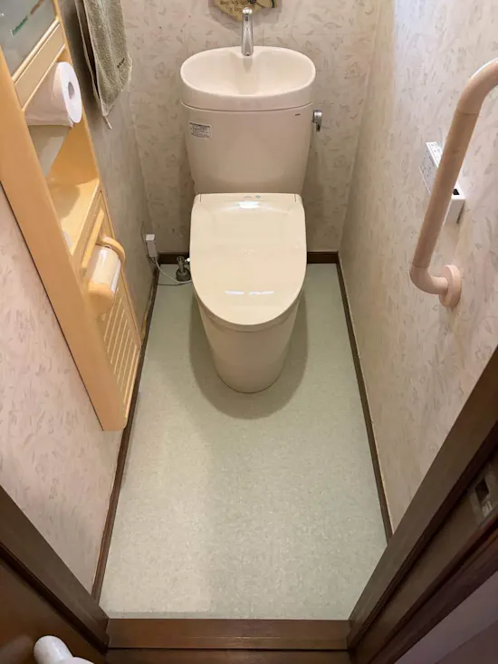 工事後　埼玉県鴻巣市のお客様のトイレ工事