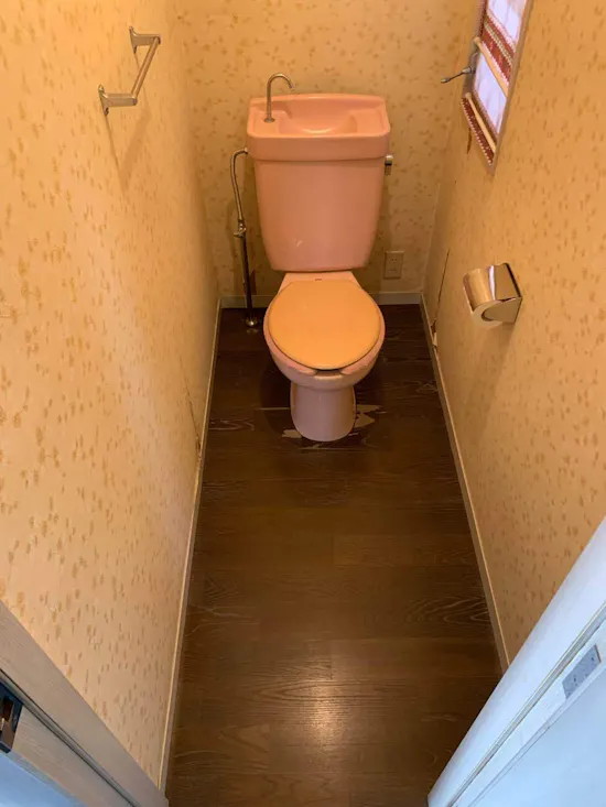 工事前　埼玉県加須市のお客様のトイレ工事