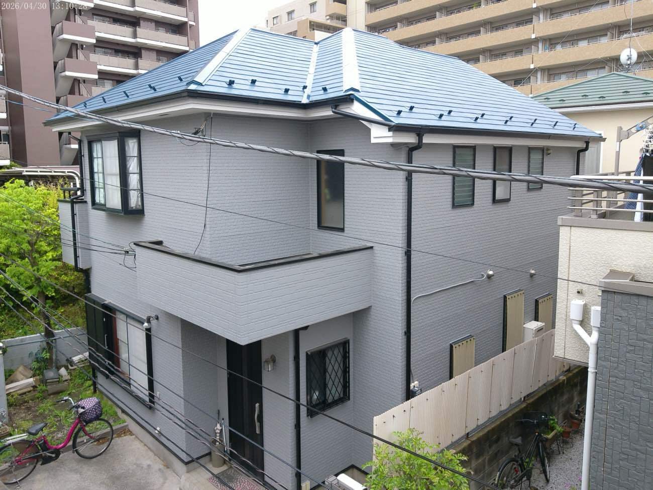 埼玉県新座市のお客様の屋根外壁塗装工事