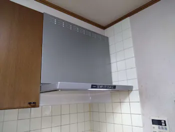 神奈川県座間市のお客様のレンジフード交換工事