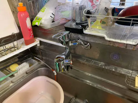 工事後　埼玉県行田市のお客様のキッチン水栓交換工事