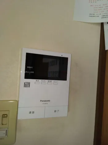 東京都青梅市のお客様のドアホン交換工事