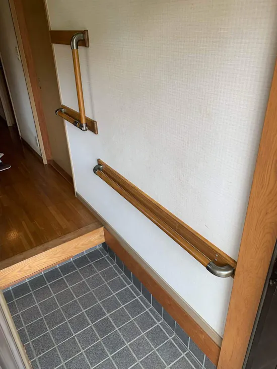 工事後　埼玉県羽生市のお客様の室内手すり工事