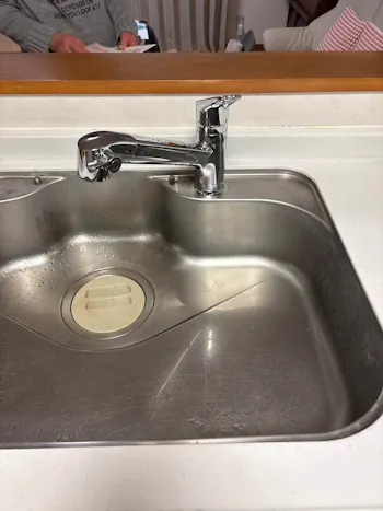 栃木県足利市のお客様の水栓工事