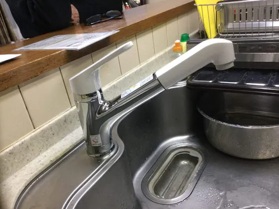 工事後　東京都青梅市のお客様の混合栓交換工事