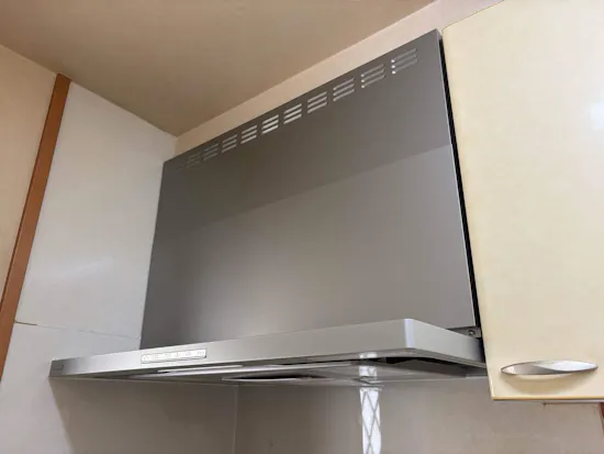 工事後　東京都町田市のお客様のビルトインコンロ・レンジフードセット工事