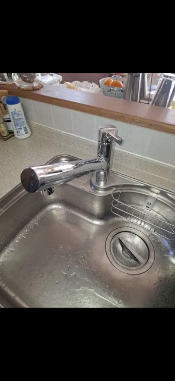 宮城県富谷市のお客様のキッチン水栓交換工事