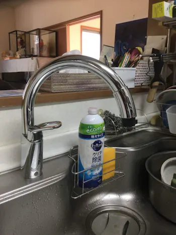 東京都青梅市のお客様の洗面水栓交換工事　具体的な工事内容4