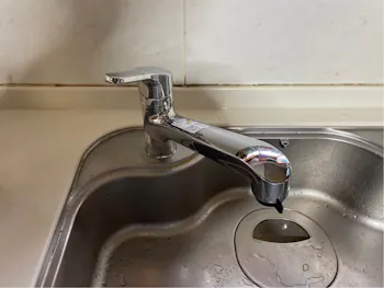 長野県埴科郡坂城町のお客様のキッチン水栓交換工事