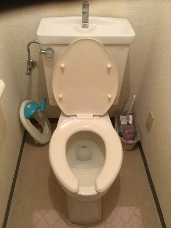工事前　東京都青梅市のお客様のトイレ工事