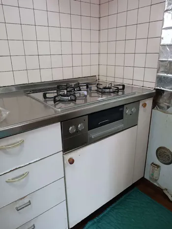 東京都青梅市のお客様のビルトインコンロ・ガスコンロ工事　具体的な工事内容6