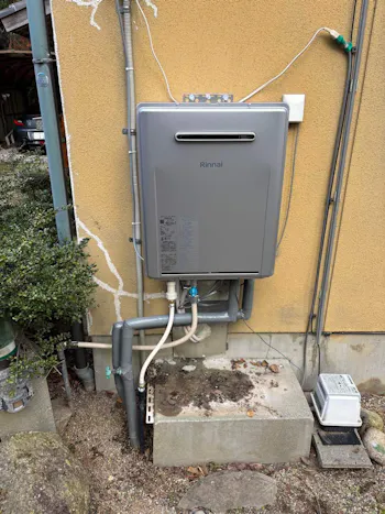 三重県三重郡菰野町のお客様の給湯器工事