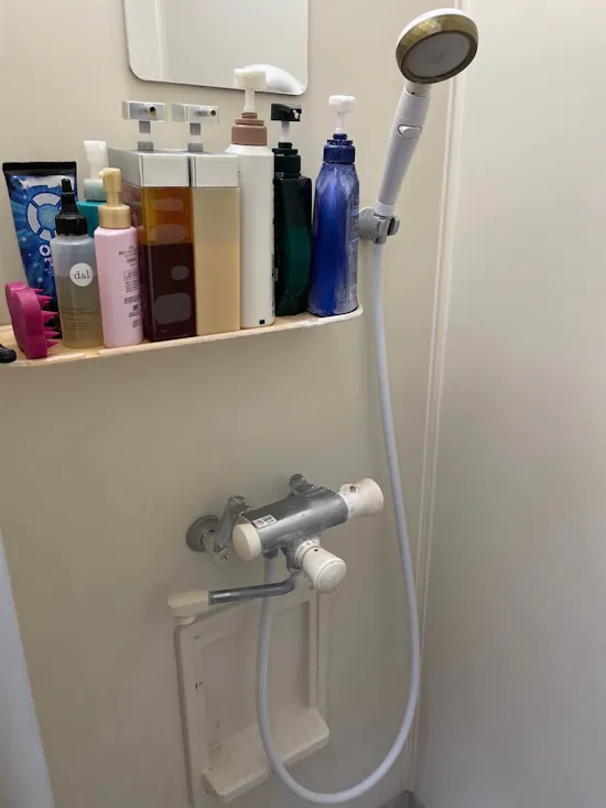 工事前　長野県佐久市のお客様の浴室水栓交換工事