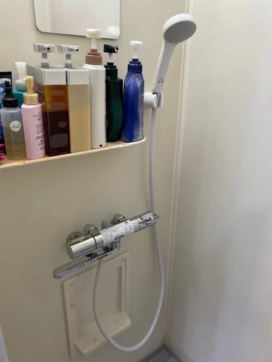 工事後　長野県佐久市のお客様の浴室水栓交換工事