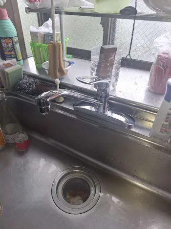 宮城県大崎市のお客様の水栓工事