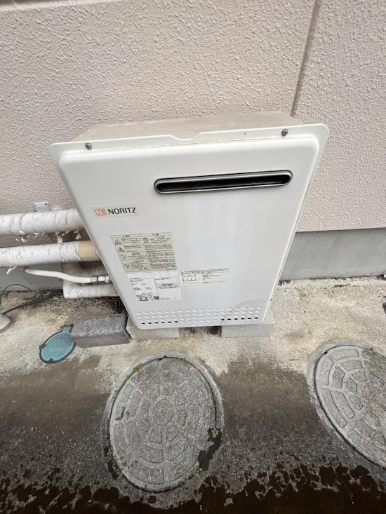 工事前　群馬県安中市のお客様の給湯器工事