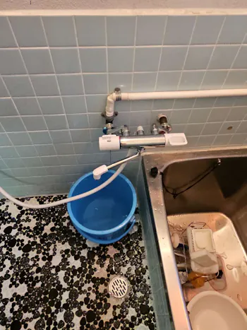 三重県四日市のお客様の水栓工事