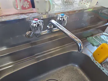 栃木県大田原市のお客様のキッチン水栓工事　具体的な工事内容1