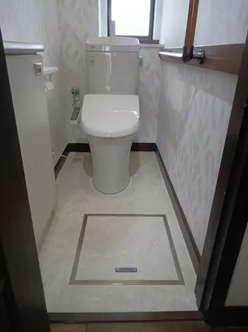東京都羽村市のお客様のトイレ工事