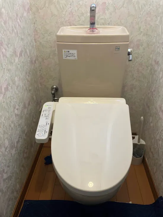 工事後　群馬県前橋市のお客様の便座交換工事
