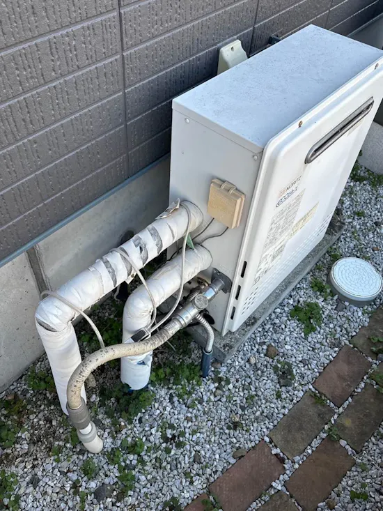 工事前　群馬県高崎市のお客様の給湯器工事